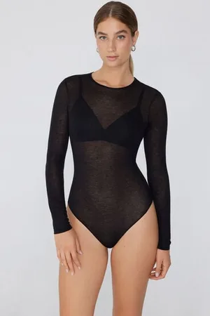 Tezenis Body Cuello Redondo Viscosa Lana Merino Mujer Tamaño M