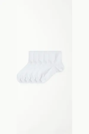 Tezenis Pack 5 calcetines cortos algodón unisex para niños Unisex Tamaño 34-36