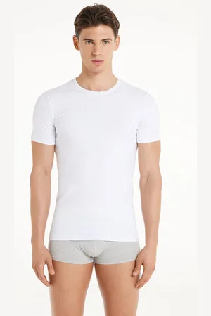 Tezenis Camiseta térmica de manga corta de algodón hombre Hombre Tamaño M