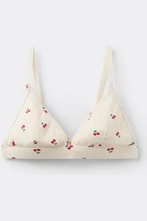 Tezenis Sujetador Triángulo Algodón Lisbon Comfy Rib Mujer Tamaño 1B