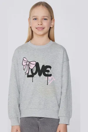 Tezenis Sudadera de Manga Larga con Estampado Niña Chica Tamaño 4-5