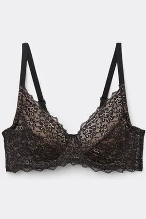 Tezenis Sujetador Balconette Sin Relleno Encaje Reciclado Paris Mujer Tamaño 4B
