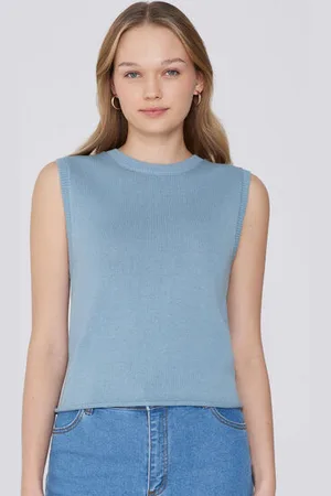 Tezenis Camiseta Tirantes Anchos Chaleco Algodón Calado Mujer Tamaño M