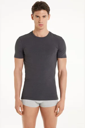 Tezenis Camiseta térmica de manga corta de algodón hombre Hombre Tamaño XXL