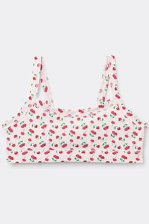 Tezenis Brasier Niña Basic de Algodón Estampado Chica Tamaño 8-9