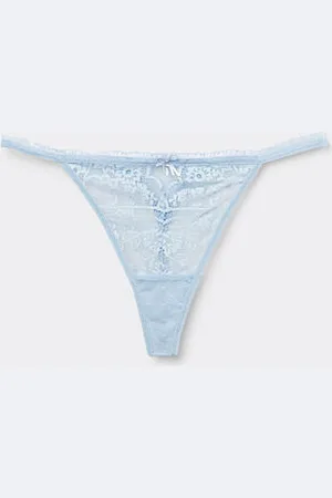 Tezenis Tanga con Tira Lateral Fina Lace Bliss Mujer Tamaño S