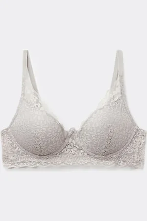 Tezenis Sujetador Super Push-Up de Encaje Reciclado Malibù Mujer Tamaño 4B