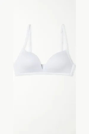Tezenis Sujetador Triángulo con Relleno Ligero de Algodón Orgánico London Mujer Tamaño 2B