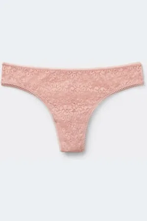 Tezenis Braguita Brasileña de Encaje Reciclado Mujer Tamaño XL