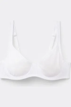 Tezenis Sujetador Balconette de Algodón Orgánico Paris Mujer Tamaño 3D