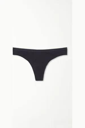 Tezenis Tanga de Algodón Orgánico Mujer Tamaño XS