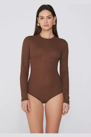 Tezenis Body Manga Larga Cuello Redondo Canalé Mujer Tamaño M
