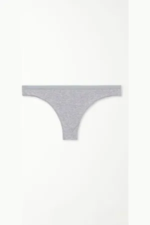 Tezenis Brasileña en Algodón Orgánico Color Sólido Mujer Tamaño XS