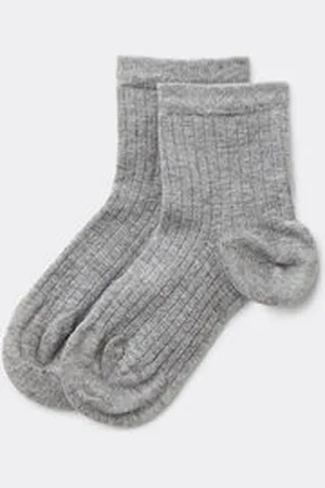 Tezenis Calcetines Cortos de Viscosa de Canalé para Niña Chica Tamaño 28-30