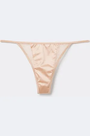 Tezenis Tanga con Tira Lateral de Tanga Divine Nudes Mujer Tamaño M