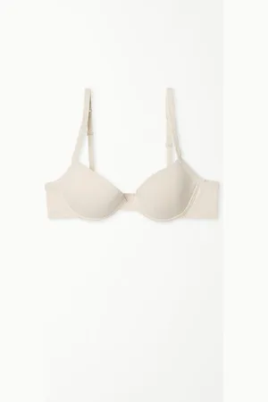 Tezenis Sujetador Push-Up de Algodón Orgánico Athens Mujer Tamaño 4B