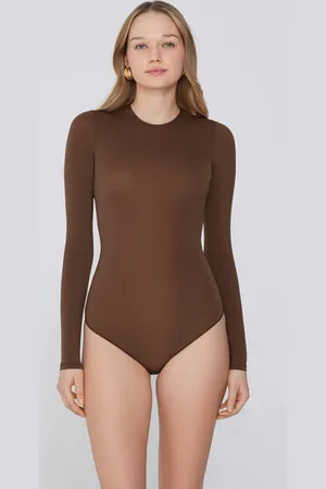 Tezenis Body Manga Larga Microfibra Ligera Mujer Tamaño M