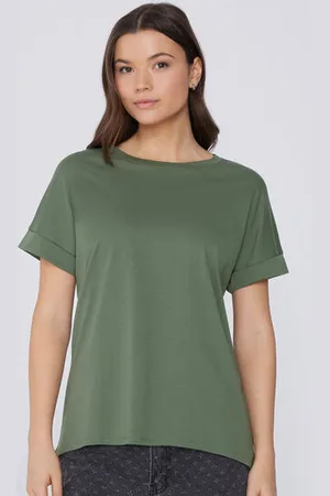 Tezenis Camiseta de Algodón con Vuelta Kimono Mujer Tamaño M
