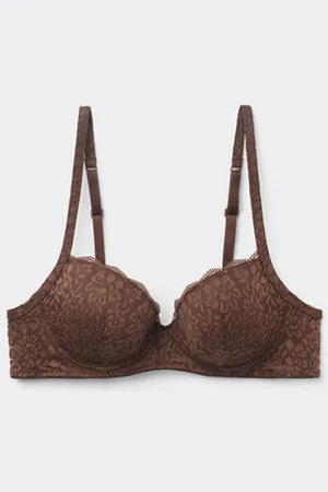 Tezenis Sujetador Balconette Con Relleno Ligero de Encaje Reciclado Wien Mujer Tamaño 3B