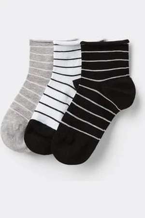Tezenis 3 Pares Calcetines Cortos Algodón sin Borde Estampado Niña Chica Tamaño 28-30
