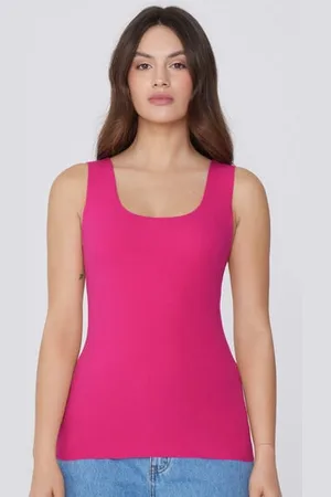 Tezenis Camiseta Tirantes Sin Costuras Algodón Orgánico Mujer Tamaño S
