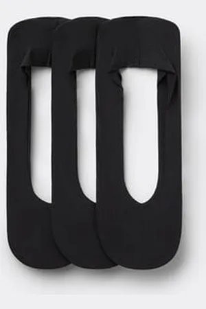 Tezenis 3 Pares Calcetines Invisibles de Algodón Silicona Mujer Tamaño TU