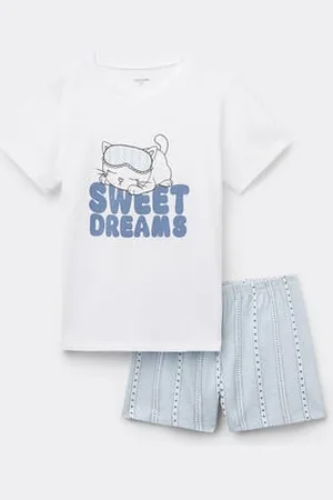 Tezenis Pijama Corto Algodón «Sweet Dreams» Niña Chica Tamaño 6-7