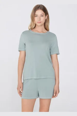 Tezenis Pijama Corto de Manga Corta de Viscosa Mujer Tamaño M