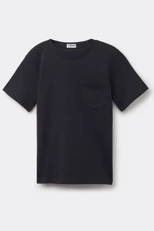 Tezenis Camiseta de algodón de cuello redondo con bolsillo para niño Niño Tamaño 6-7
