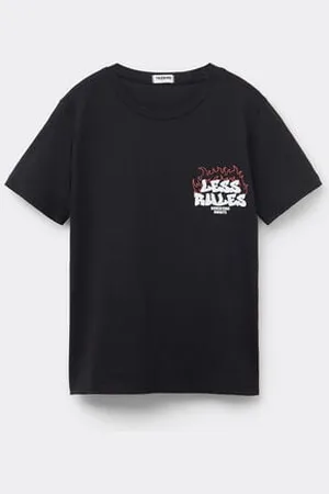 Tezenis Camiseta con Cuello Redondo de Algodón con Estampado Niño Tamaño 2-3