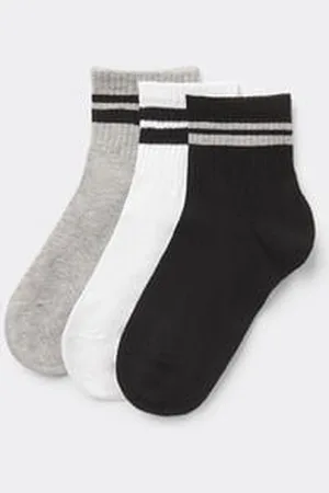 Tezenis 3 Pares Calcetines Cortos Algodón sin Borde Estampado Niño Niño Tamaño 31-33