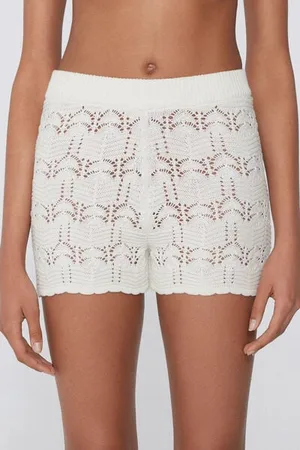 Tezenis Short de Crochet 100% algodón Mujer Tamaño XS