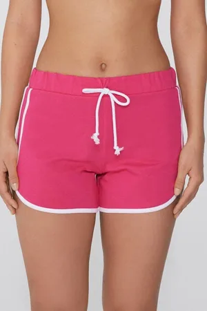 Tezenis Shorts de Felpa con Ribetes Mujer Tamaño S