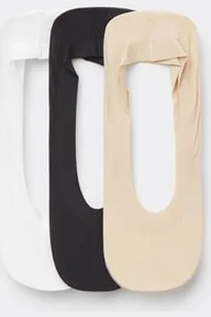 Tezenis 3 Pares Calcetines Invisibles de Algodón Silicona Mujer Tamaño TU