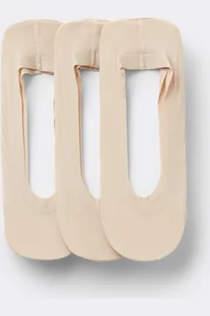 Tezenis 3 Pares Calcetines Invisibles de Algodón Silicona Mujer Tamaño TU