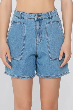 Tezenis Shorts de Denim con Bolsillos Mujer Tamaño XS