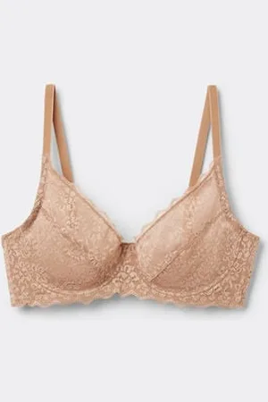 Tezenis Sujetador Balconette Sin Relleno Encaje Reciclado Paris Mujer Tamaño 5C