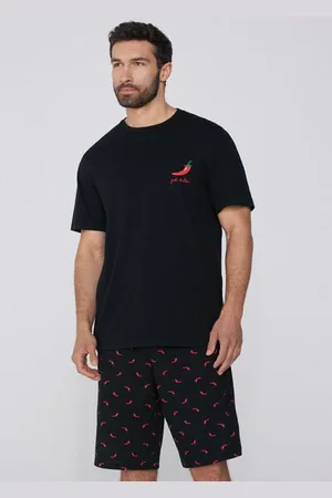 Tezenis Pijama Corto Algodón Estampado Guindillas Hombre Tamaño S
