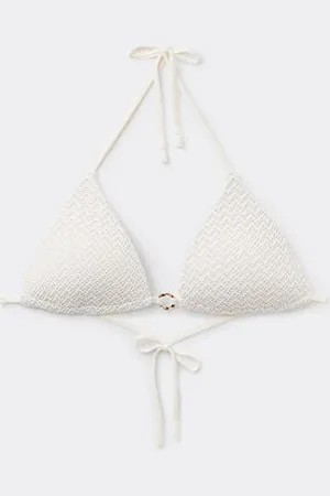 Tezenis Bikini Triángulo con Relleno Precious Net Mujer Tamaño 3