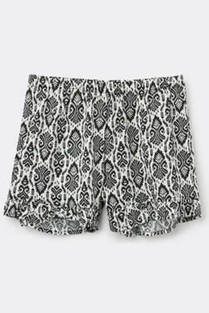 Tezenis Shorts de Tela de Viscosa con Volante Chica Tamaño 4-5