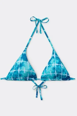 Tezenis Bikini Triángulo con Relleno Extraíble Ocean Essence Mujer Tamaño 2