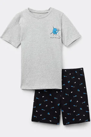 Tezenis Pijama Corto Algodón Estampado Tiburones Niño Niño Tamaño 6-7