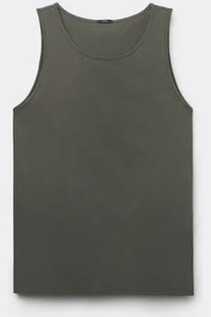 Tezenis Camiseta de tirantes ancho y cuello redondo de algodón Hombre Tamaño S