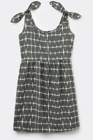 Tezenis Vestido Corto con Nudos Tela Viscosa Mujer Tamaño M