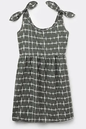 Tezenis Vestido Corto con Nudos Tela Viscosa Mujer Tamaño S