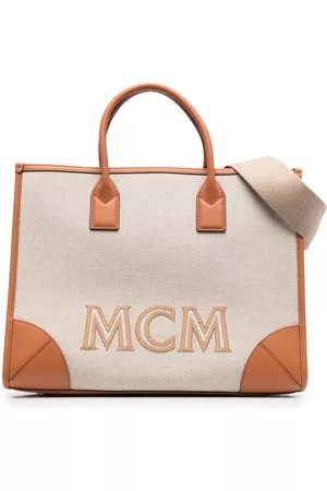 MCM Munchen MWTCABO04 Large Tote Bag - Cognac 