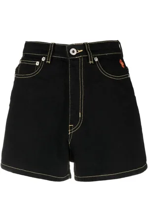 Kenzo Pantalon corto pantalon corto mujer rinse black denim shorts fd62ds2006c1 bm talla 30