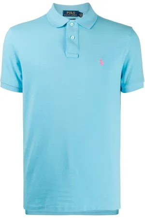 Ralph Lauren Polo polo hombre sskccmslm1-short sleeve-knit 710782592023 turquoise nova c3664 talla M