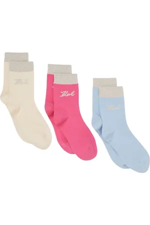 Karl Lagerfeld Calcetines calcetines mujer k/signature mid lngth socks 3p - 240w6002 325 talla T/U