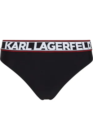 Karl Lagerfeld Bikini braga bikini braga mujer elongated logo bikini bottoms - 240w2222 999 talla S